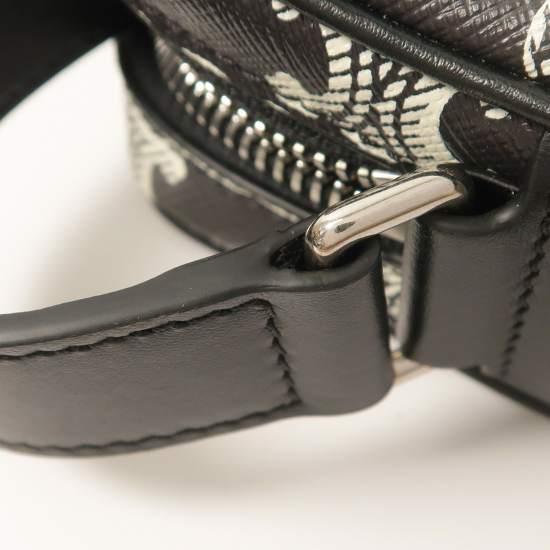 CELINE 塗層帆布Shoulder Bag銀扣肩背袋-14