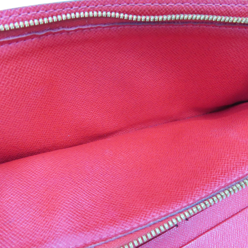 棕色/紅色 原花 帆布 Insolite 扣式長夾 M61989-6