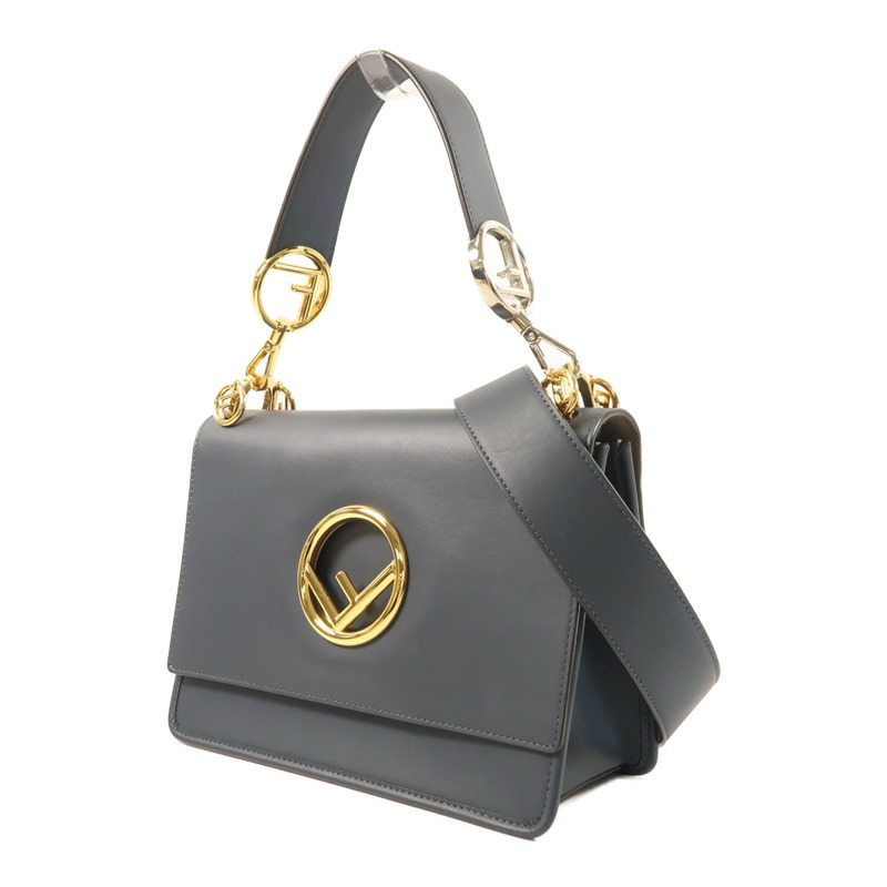 FENDI 牛皮皮革Kan I手挽肩背兩用袋-2