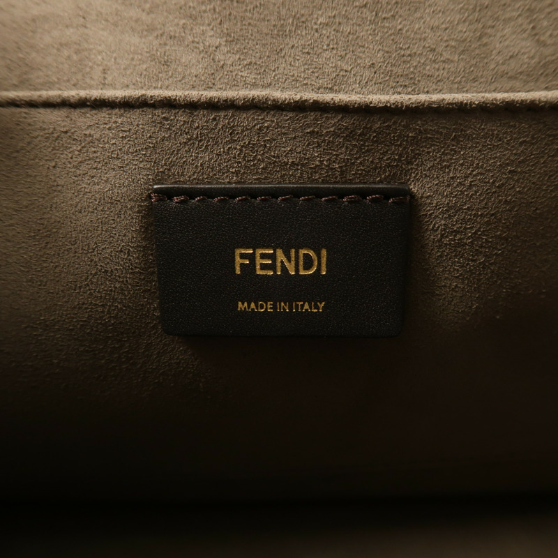 FENDI 牛皮皮革Kan I手挽肩背兩用袋-5