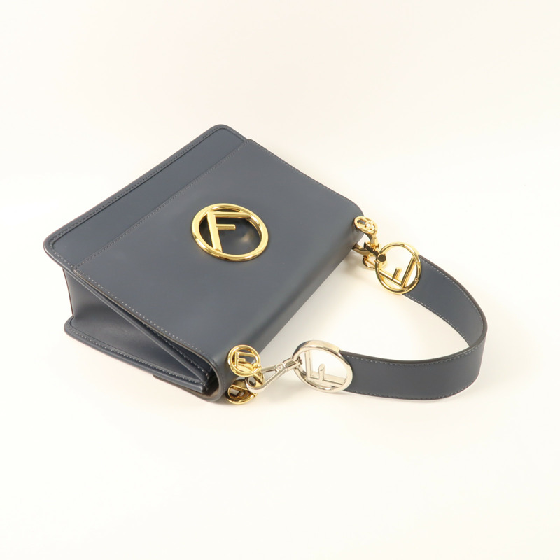 FENDI 牛皮皮革Kan I手挽肩背兩用袋-7