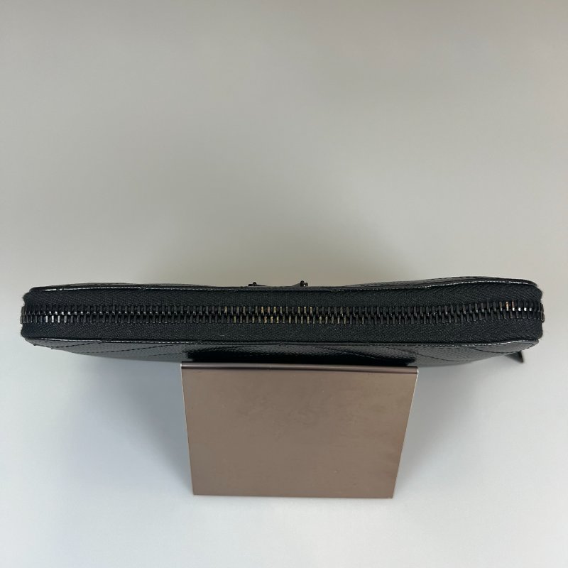 YSL 358094 黑魚子醬ㄇ拉長夾-5