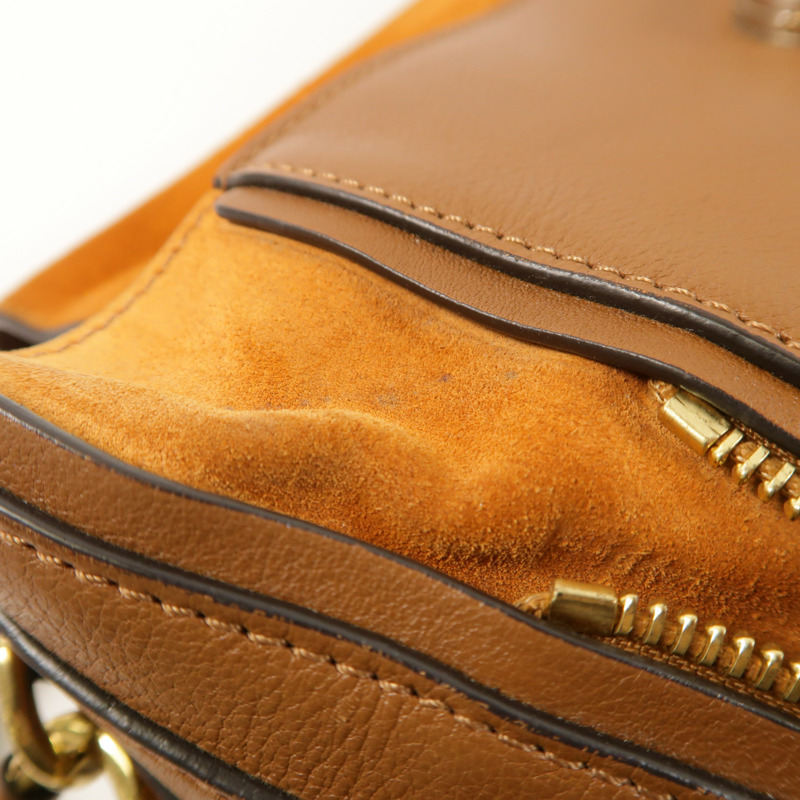 Chloe 牛皮皮革Faye Day手挽肩背兩用袋-17