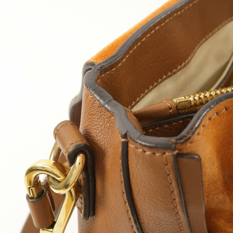 Chloe 牛皮皮革Faye Day手挽肩背兩用袋-21