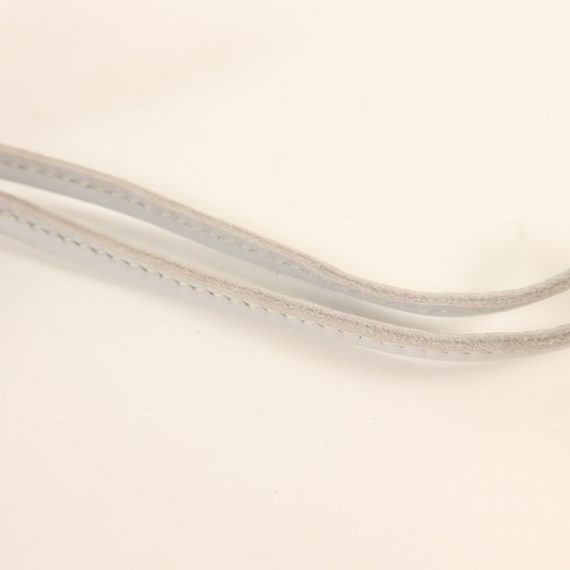 HERMES Milo/Swift皮革Rodeo Pegase PM掛飾Jaune Bourgeon/Bleu Brume-11