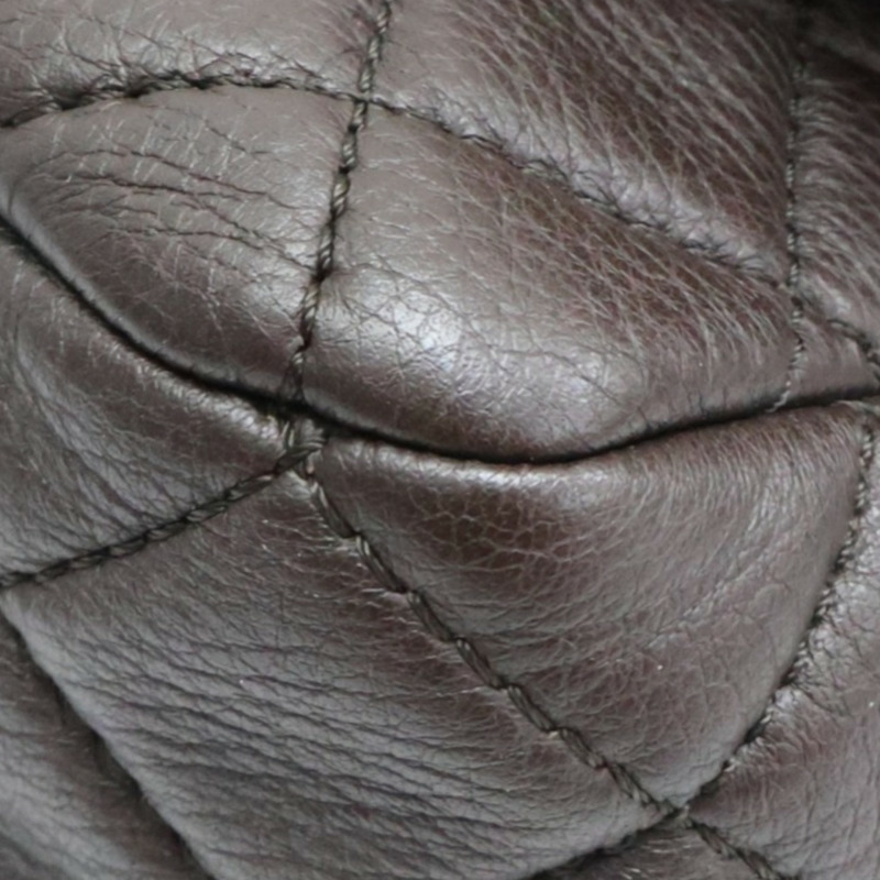 棕色 菱格紋 羊皮 Easy Flap 鏈帶 肩背包【CHANEL 香奈兒】-14