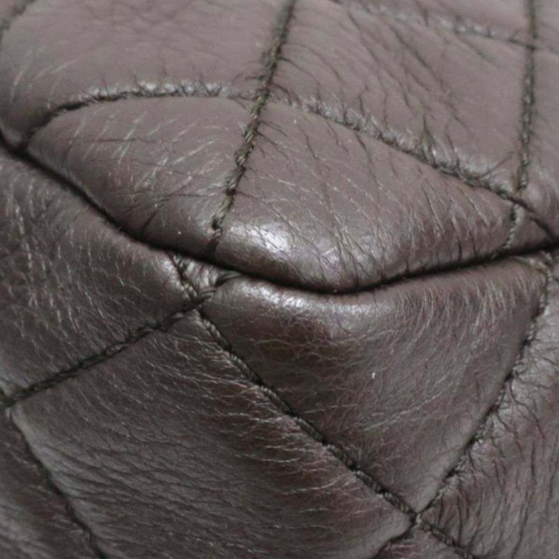 棕色 菱格紋 羊皮 Easy Flap 鏈帶 肩背包【CHANEL 香奈兒】-16