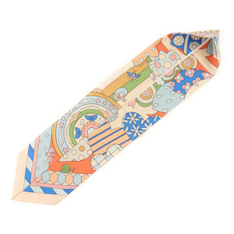 HERMES 絲質Twilly絲巾-2