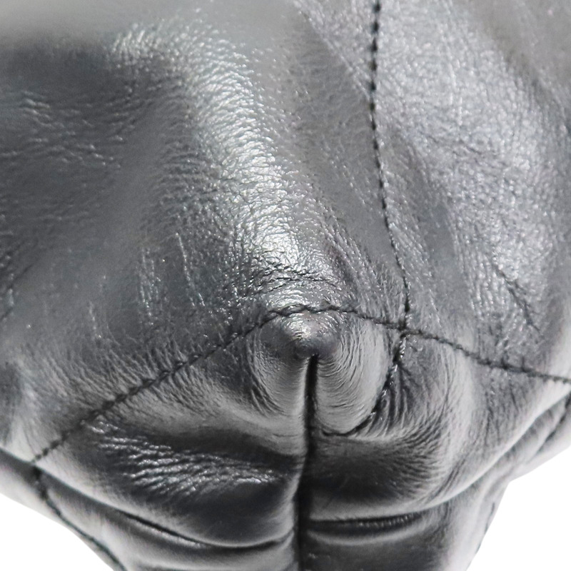 黑色 菱格紋 牛皮 Chanel 22 Hobo 肩背包【CHANEL 香奈兒】 AS3260-13