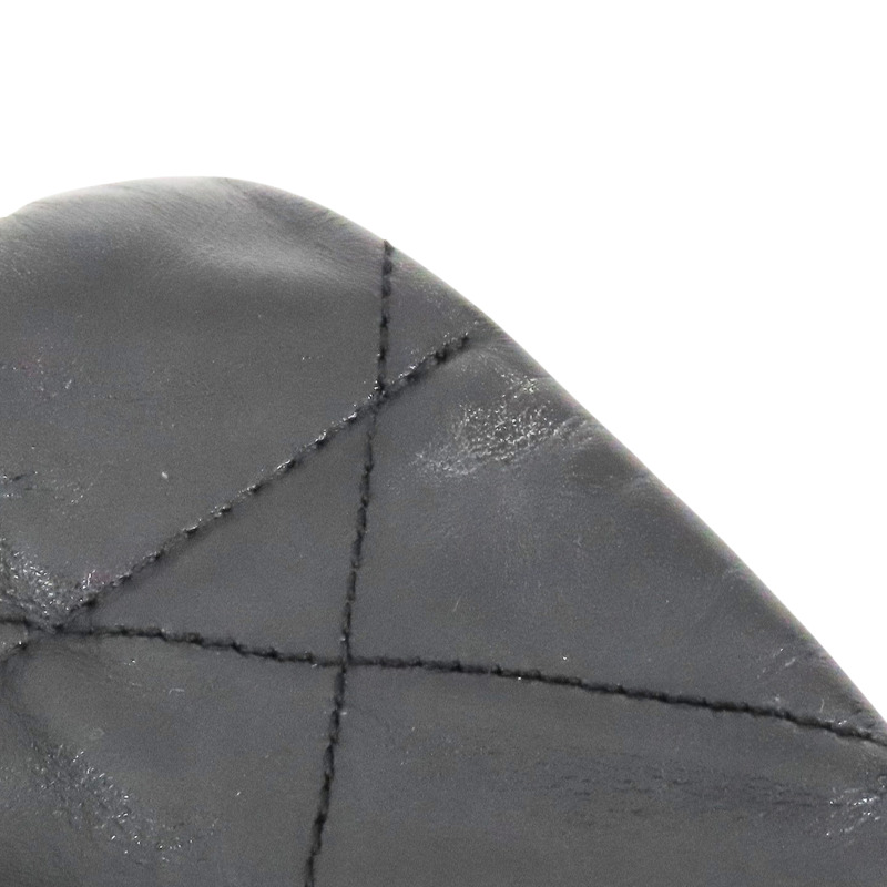 黑色 菱格紋 牛皮 Chanel 22 Hobo 肩背包【CHANEL 香奈兒】 AS3260-14