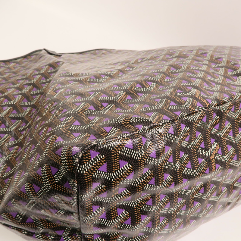 GOYARD 塗層帆布Saint Louis GM銀扣肩背袋-11