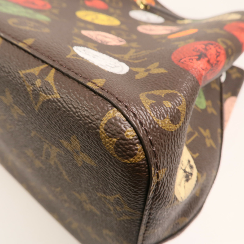 LOUIS VUITTON Monogram Cameo Fornasetti NeoNoe MM金扣肩背袋-10