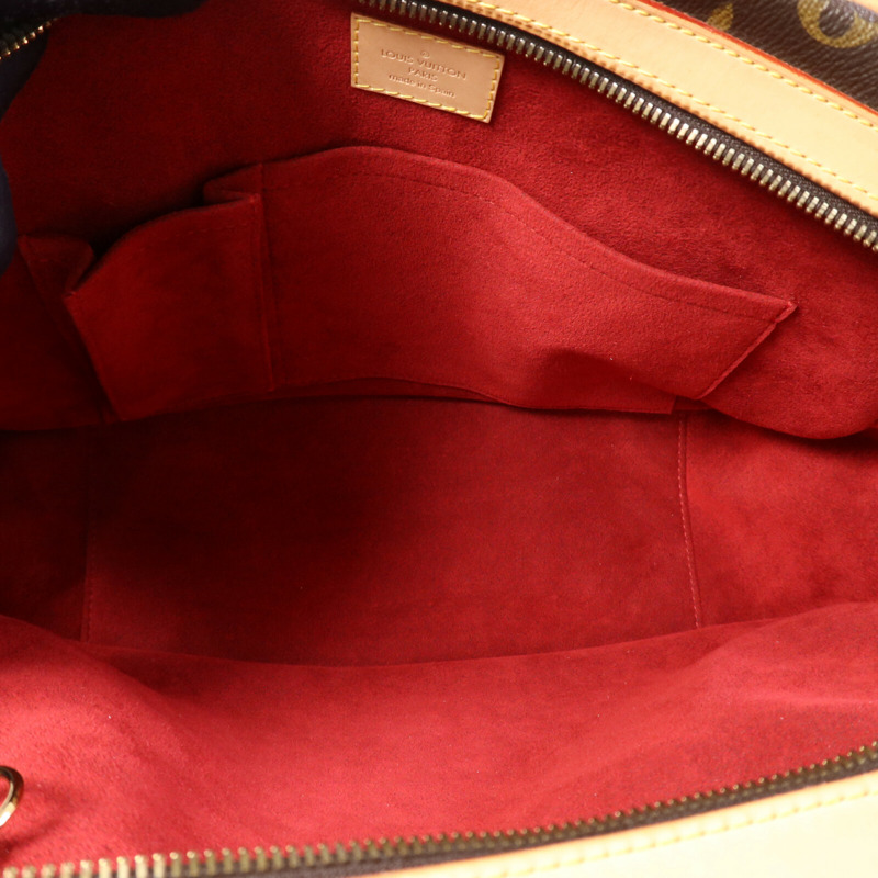 LOUIS VUITTON Monogram Mizi金扣手挽袋-4