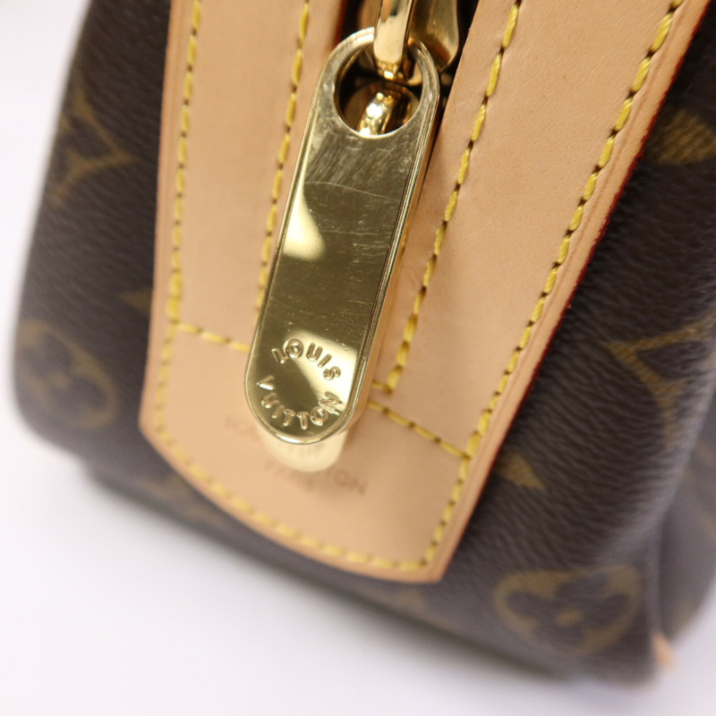 LOUIS VUITTON Monogram Mizi金扣手挽袋-7