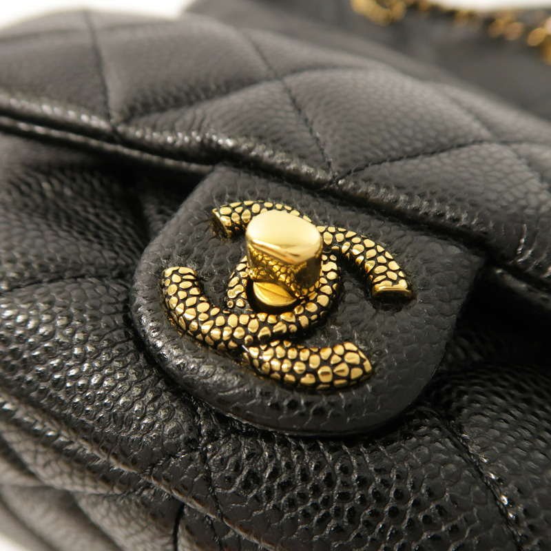 CHANEL 牛皮皮革Backpack背包-9