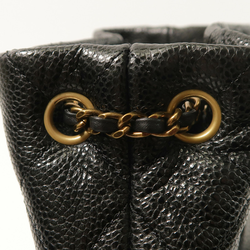 CHANEL 牛皮皮革Backpack背包-17