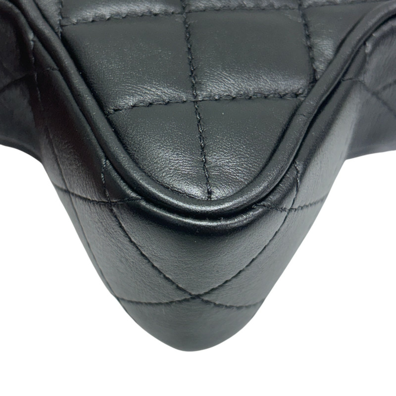 黑色 菱格紋小羊皮 Walk of Fame 星形肩背包【CHANEL 香奈兒】 AS4579-11