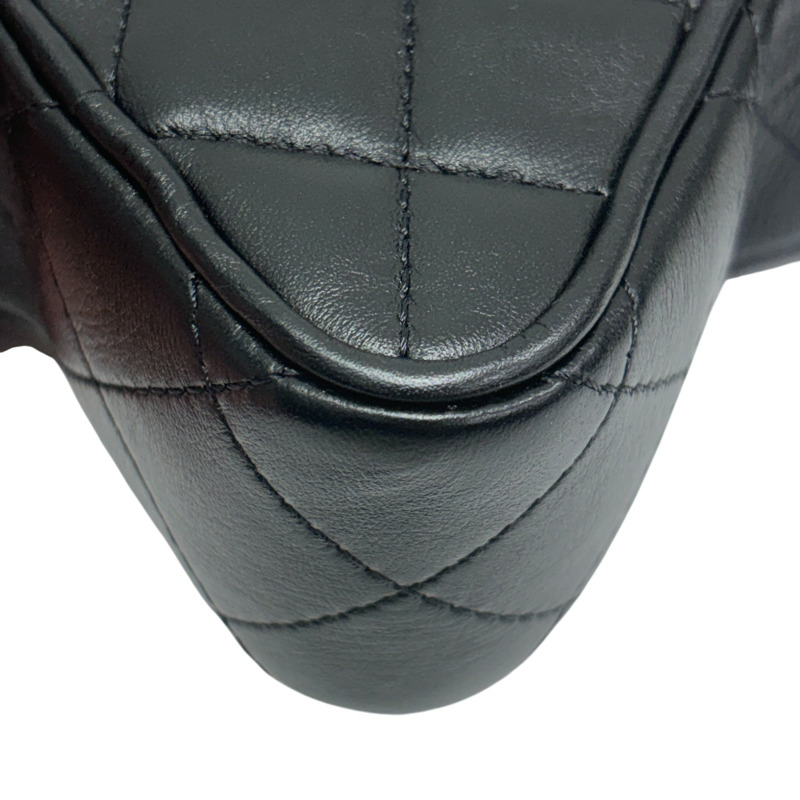 黑色 菱格紋小羊皮 Walk of Fame 星形肩背包【CHANEL 香奈兒】 AS4579-12