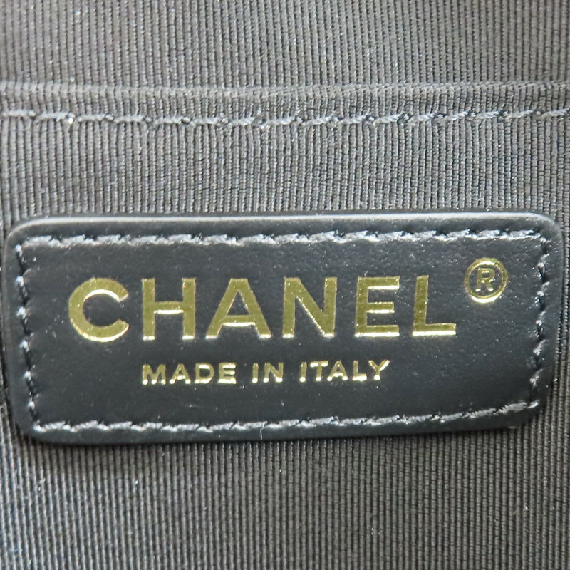 黑色 菱格紋 牛皮 Banane 腰包 肩背包【CHANEL 香奈兒】 AS0836-5