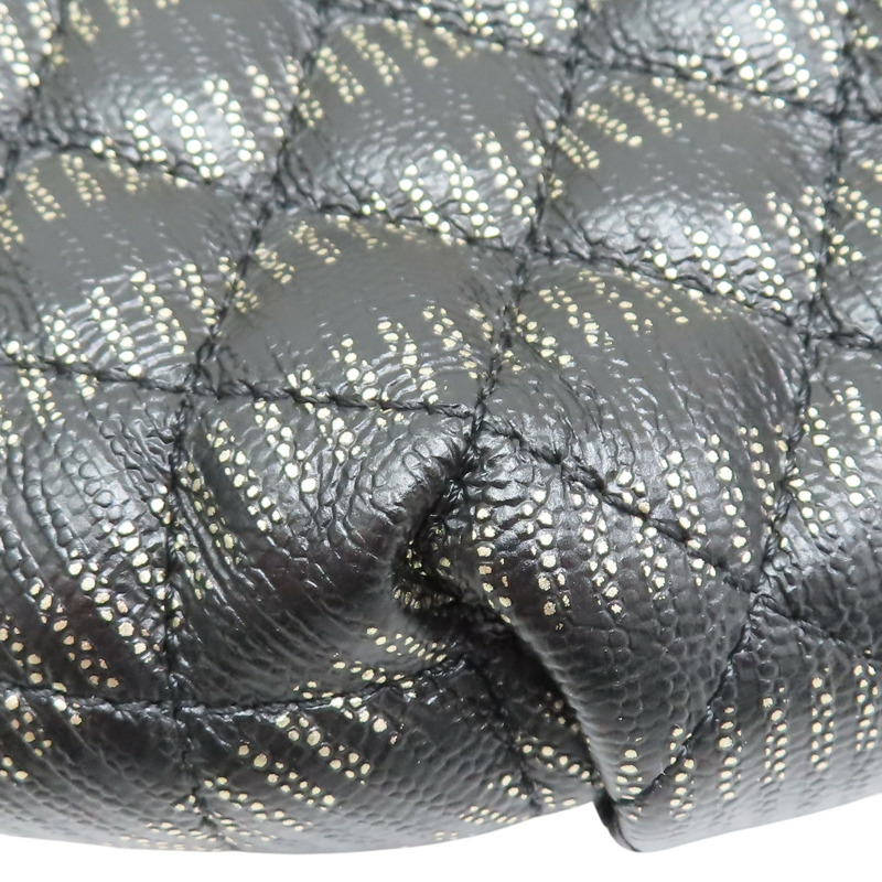 黑色 菱格紋 牛皮 Banane 腰包 肩背包【CHANEL 香奈兒】 AS0836-9