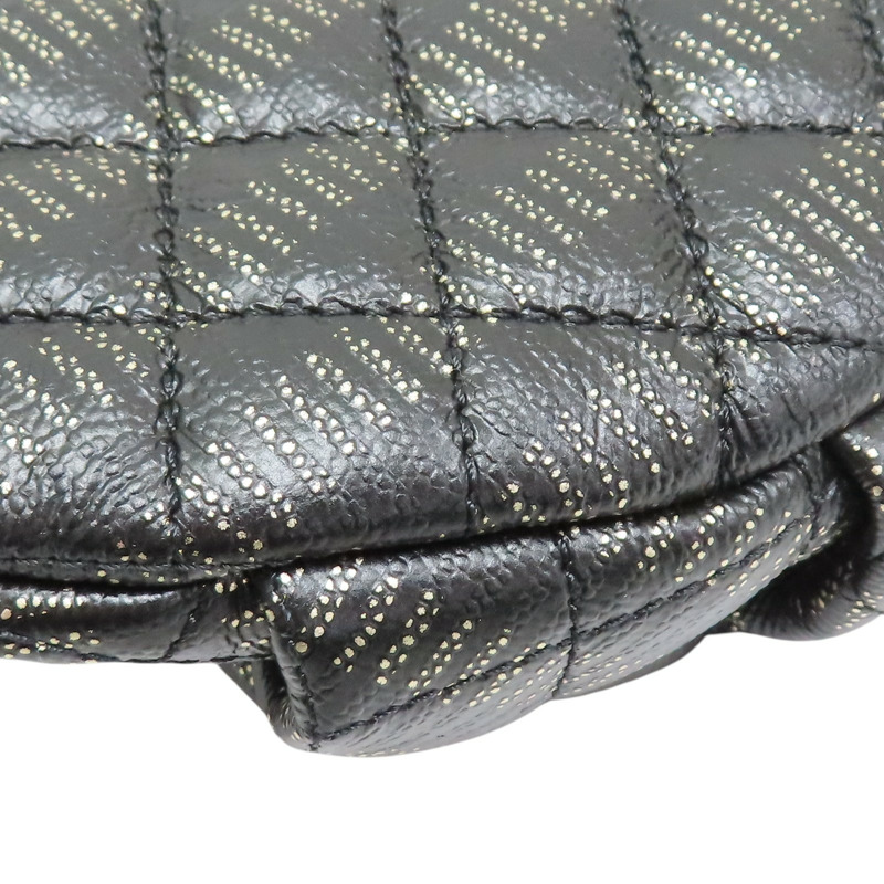 黑色 菱格紋 牛皮 Banane 腰包 肩背包【CHANEL 香奈兒】 AS0836-11