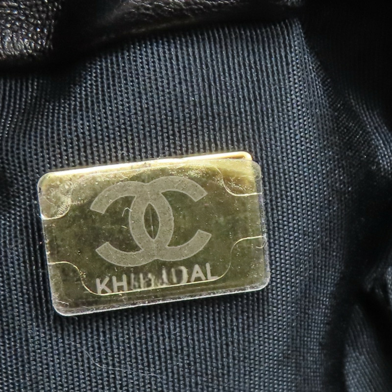 黑色 羊皮 鍊帶 肩背包【CHANEL 香奈兒】 AS3037-7