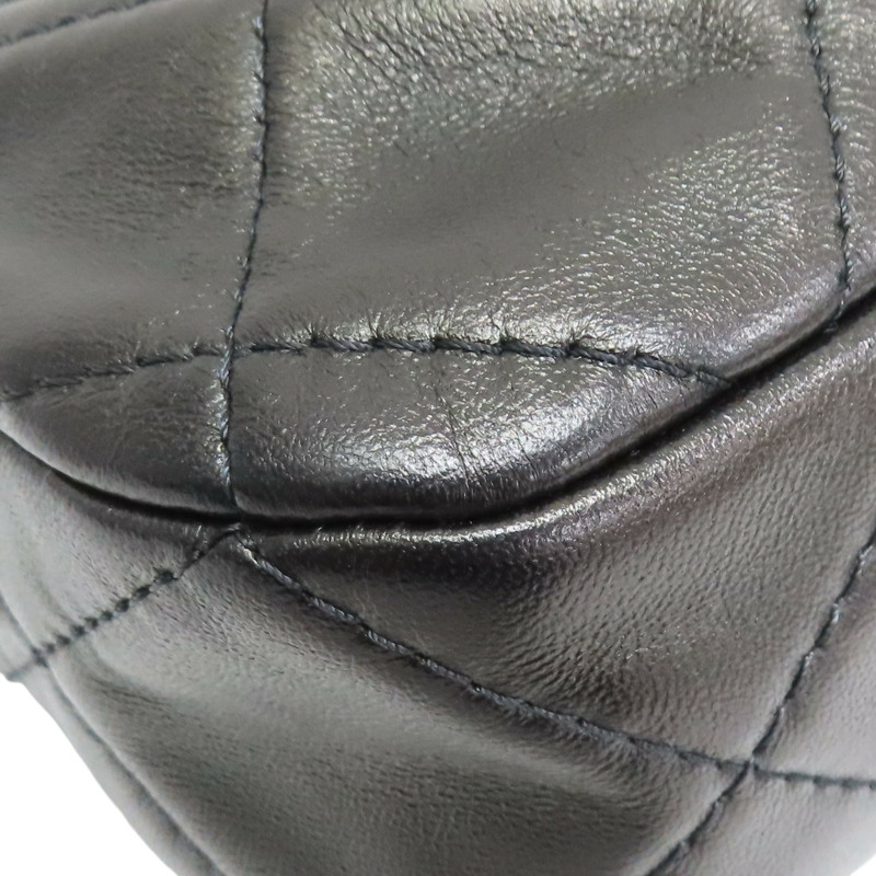 黑色 羊皮 鍊帶 肩背包【CHANEL 香奈兒】 AS3037-9