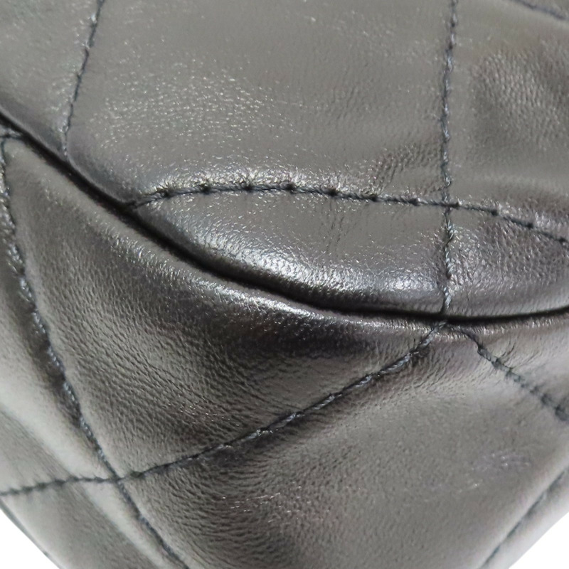 黑色 羊皮 鍊帶 肩背包【CHANEL 香奈兒】 AS3037-10