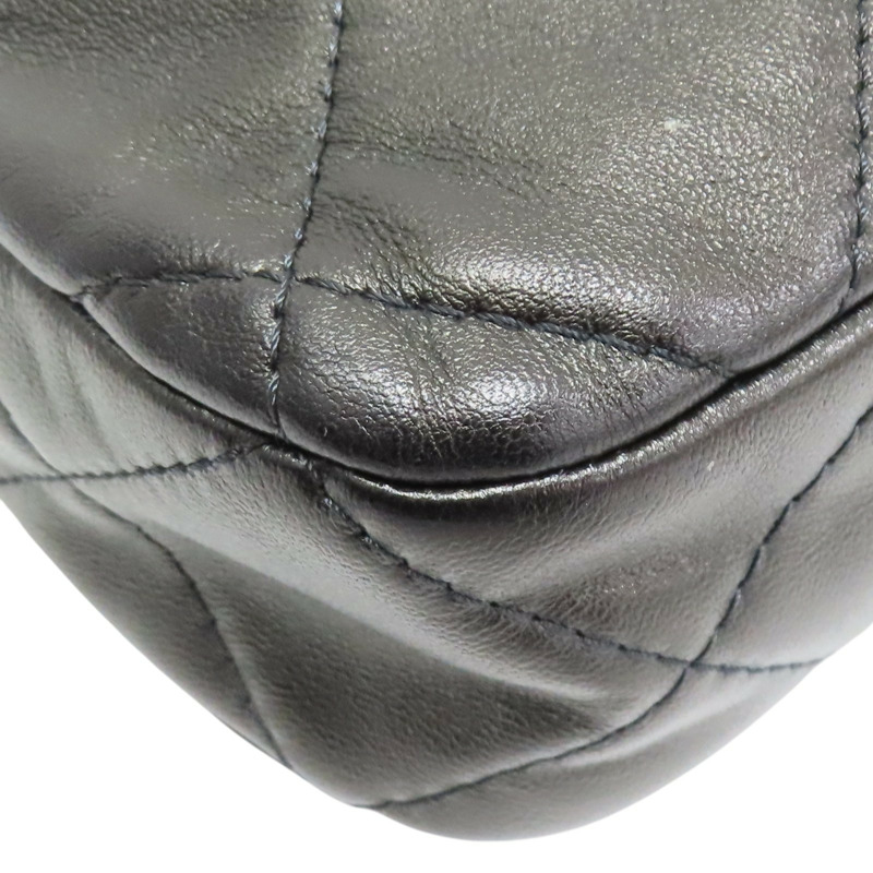 黑色 羊皮 鍊帶 肩背包【CHANEL 香奈兒】 AS3037-11