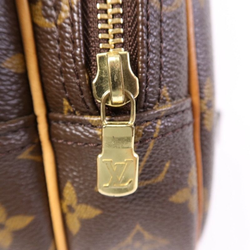 LOUIS VUITTON Monogram Reporter PM金扣肩背袋-7