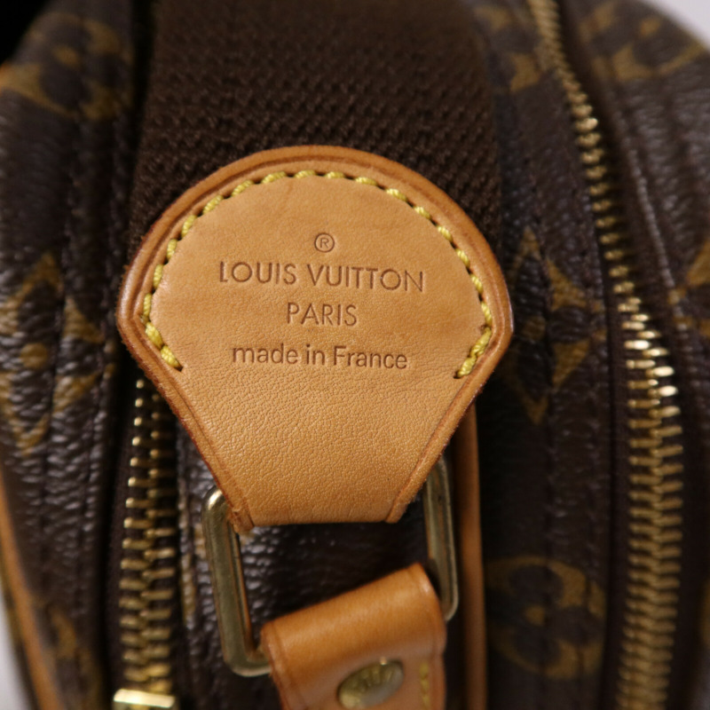 LOUIS VUITTON Monogram Reporter PM金扣肩背袋-8