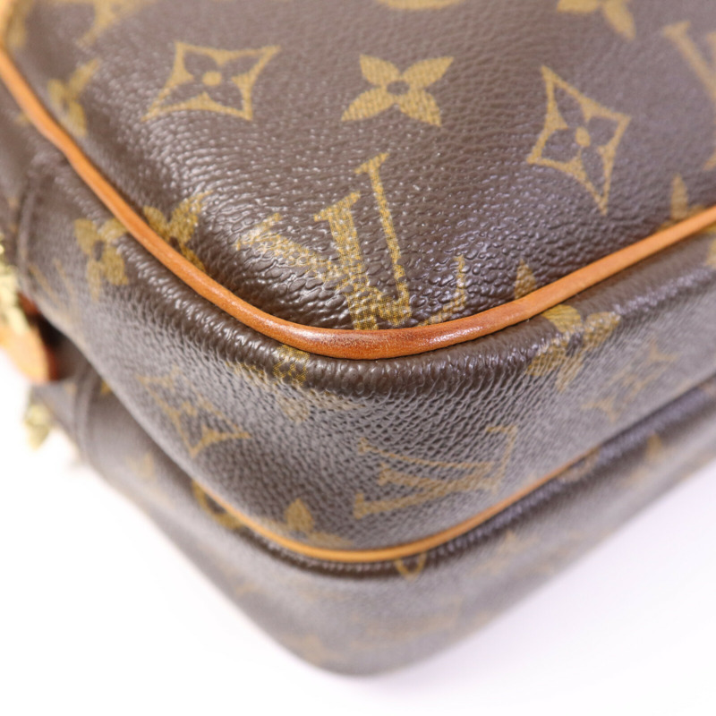 LOUIS VUITTON Monogram Reporter PM金扣肩背袋-11