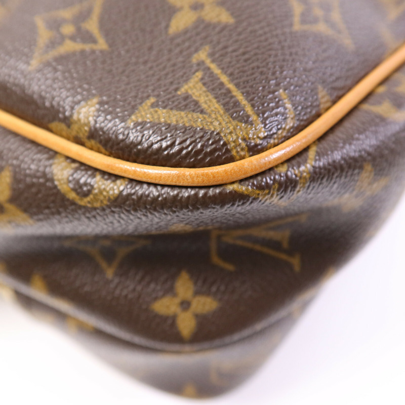 LOUIS VUITTON Monogram Reporter PM金扣肩背袋-13
