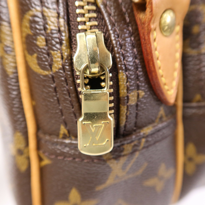 LOUIS VUITTON Monogram Reporter PM金扣肩背袋-14