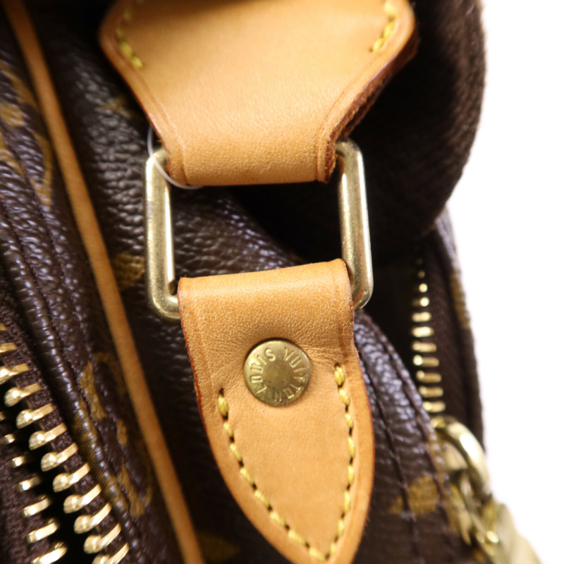 LOUIS VUITTON Monogram Reporter PM金扣肩背袋-15