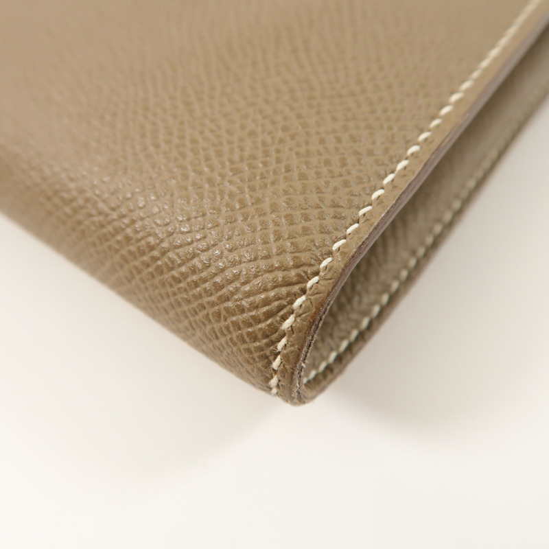 HERMES Epsom皮革Constance To Go金扣肩背袋Etoupe-12