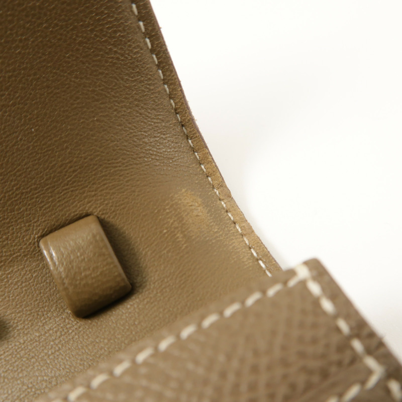 HERMES Epsom皮革Constance To Go金扣肩背袋Etoupe-20