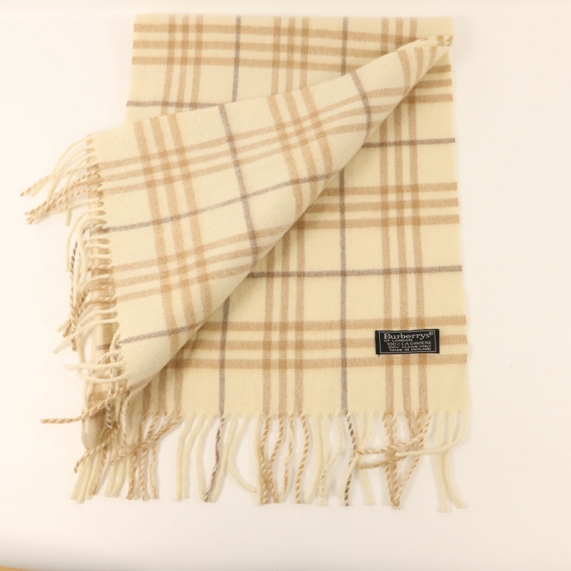 BURBERRY 羊絨Scarf圍巾-5