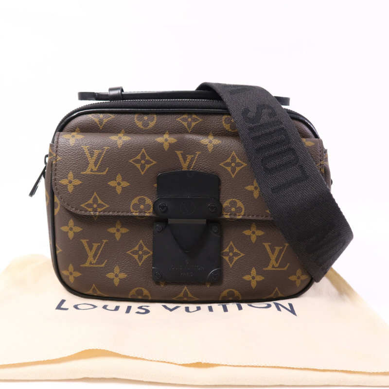 LOUIS VUITTON Monogram S Lock Messenger手挽肩背兩用袋-8