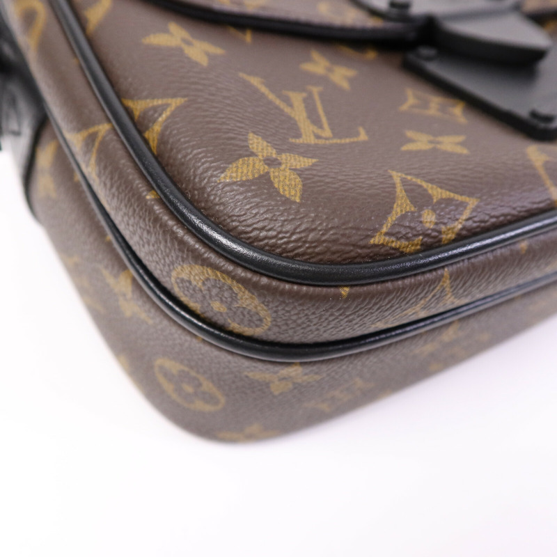 LOUIS VUITTON Monogram S Lock Messenger手挽肩背兩用袋-11