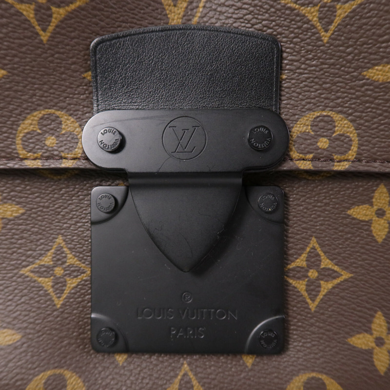 LOUIS VUITTON Monogram S Lock Messenger手挽肩背兩用袋-14