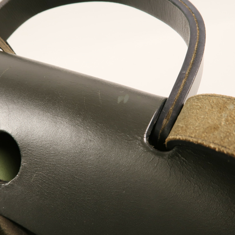 HERMES 帆布Herbag PM銀扣手挽肩背兩用袋Vert Criquet-15