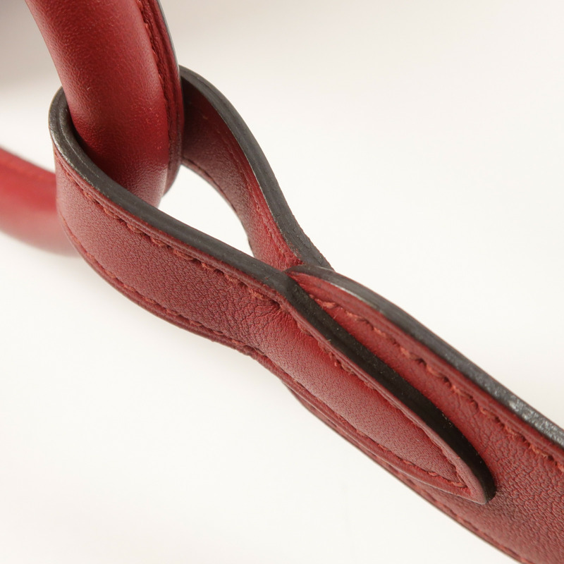 HERMES 皮革Lindy 30手挽肩背兩用袋Rouge Grenat-13