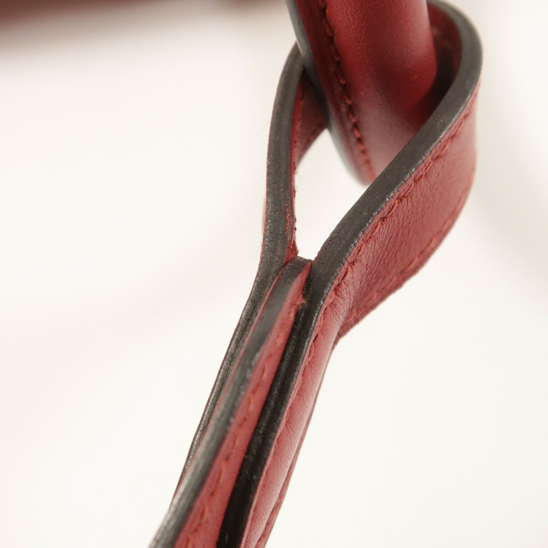 HERMES 皮革Lindy 30手挽肩背兩用袋Rouge Grenat-14