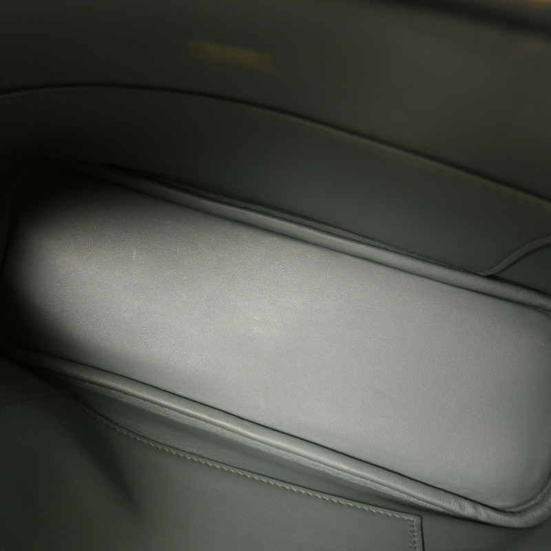 HERMES Epsom皮革Bolide 1923金扣手挽肩背兩用袋Bleu Orage-4