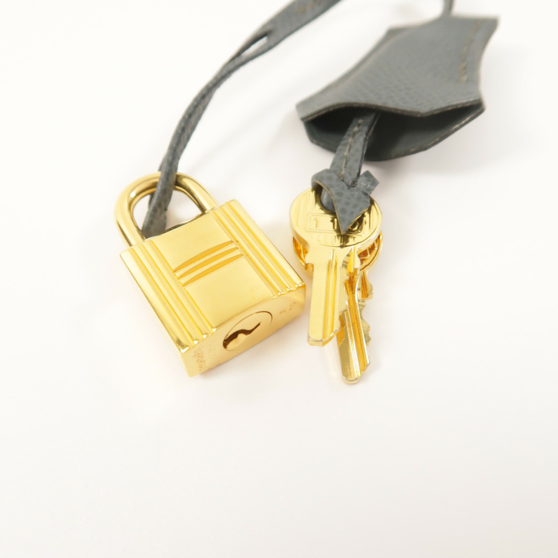 HERMES Epsom皮革Bolide 1923金扣手挽肩背兩用袋Bleu Orage-14