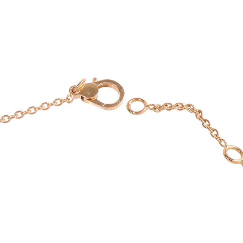 HERMES 18K玫瑰金Finesse Diamond Pendant鑽石金扣項鏈-6