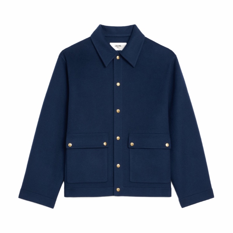 Celine 女士 長袖羊絨休閒夾克FR-42碼-3