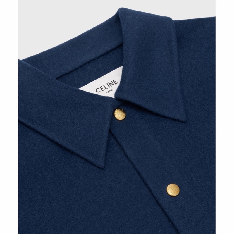 Celine 女士 長袖羊絨休閒夾克FR-42碼-4