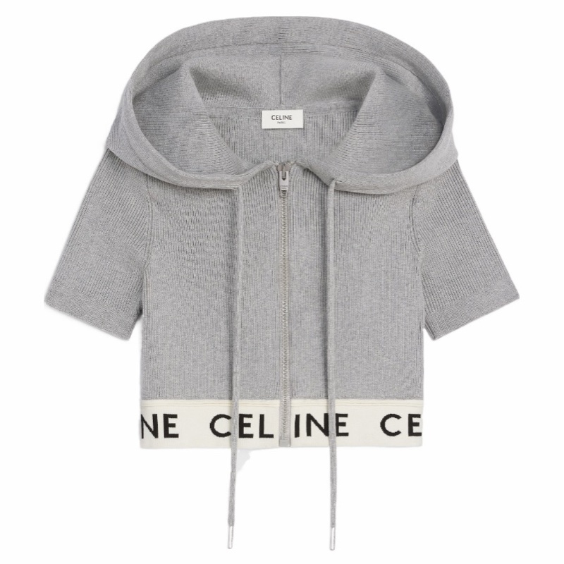Celine 女士 運動針織拉鍊夾克XS S M碼-0